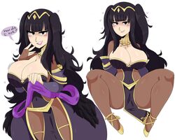 1girls accessory black_hair bodysuit bride dress female female_focus female_only fire_emblem fire_emblem_awakening fire_emblem_heroes high_heels huge_breasts jinu naughty_face ring seductive seductive_smile simple_background smile smiling solo solo_female solo_focus text tharja_(bridal)_(fire_emblem) tharja_(fire_emblem) thick_thighs tight_clothing twintails white_background rating:Questionable score:175 user:Curb