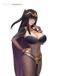 big_breasts black_hair dakkalot female female_only fire_emblem fire_emblem_awakening long_hair nintendo purple_eyes solo solo_female solo_focus tharja_(fire_emblem) thick_thighs rating:Explicit score:112 user:Ponic5