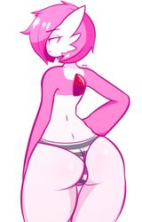 1boy 2020 alternate_skin_color androgynous anthro anthrofied ass balls balls_in_panties big_ass dated femboy frowntown gardevoir humanoid male male_gardevoir male_only male_pokemon nintendo original_character panties pink_(frowntown) pink_eyes pink_skin pokemon pokemon_rse solo solo_male standing thick_ass thick_thighs thighs white_skin rating:Questionable score:130 user:Ugabuga