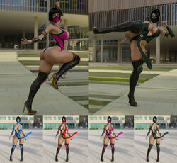 3d 3d_(artwork) 4girls apple_butt arched_back ass big_ass big_breasts black_hair boots breasts bust busty cleavage curvaceous curves curvy curvy_female curvy_figure curvy_hips dat_ass edenian fat_ass female genesis2female guhzcoituz heel_boots heels hourglass_figure huge_ass huge_breasts jade_(mortal_kombat) kitana large_ass large_breasts legs mask masked midway midway_games mileena mortal_kombat netherrealm_studios plump_ass ponytail pose posing short_hair side_view sideboob skarlet skimpy standing standing_on_one_leg tarkatan thick thick_ass thick_legs thick_thighs thighs voluptuous rating:Explicit score:48 user:ShadowPain