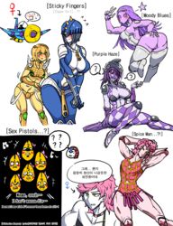 10:13 12girls 2020 2boys 6+girls ? absurd_res aerosmith_(jjba) airplane armor armpits arms_behind_head arms_up ass bare_shoulders bent_over big_ass black_eyes black_hair blonde_hair blue_bodysuit blush bodysuit bohemian_rhapsody bow breast_squish breasts bullet character_name choker cleavage clenched_teeth clothing crop_top elbow_pads embarrassed english_text eyebrows_visible_through_hair faceless_female facial_mark feet female flying_sweatdrops genderswap_(ftm) genderswap_(mtf) gloves gold_experience guido_mista hair_between_eyes hair_ornament hair_ribbon hand_on_ass helmet highres huge_ass humanized humanoid jojo's_bizarre_adventure korean_text large_breasts leaning_forward leotard long_hair looking_at_another looking_at_viewer looking_back male mannungei medium_breasts micro midriff moody_blues multiple_boys multiple_girls muscles muscular muscular_male musical_note navel navel_cutout open_mouth orange_sclera parody pink_hair pink_skin pose presenting purple_hair purple_haze_(jjba) purple_mouth purple_skin ribbon rule_63 saliva saliva_drip saliva_trail sex_pistols shoes short_hair shoulder_pads silhouette simple_background singing sitting skirt small_breasts speech_bubble spice_girl spikes spoken_blush stand_(jjba) star sticky_fingers_(jjba) sweat sweatdrop tears teeth text thick_thighs thighhighs thighs translated trish_una tubetop unusual_pupils v v_arms vento_aureo visor weapon white_background white_skin wings yellow_gloves yellow_sclera yellow_skin yuri zipper rating:Questionable score:297 user:Blookryynnn