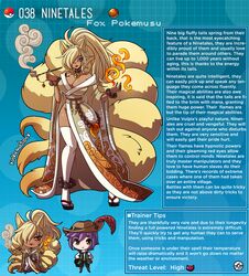 dark-skinned_female dark_skin english_text fox_ears fox_girl fox_humanoid fox_tail hi_res kimono kinkymation kiseru kitsune multiple_tails ninetales nintendo page_38 personification pipe pokedex pokemon pokemon-girl_encyclopedia pokemon_rgby pokemusu profile smoking smoking_pipe text rating:Questionable score:163 user:Hung_Kyle_19