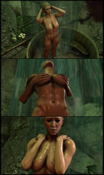 1girls 3d 3d_(artwork) abs areolae athletic athletic_female blonde_hair breasts busty cassie_cage comic female female_focus female_only fit fit_female hourglass_figure medium_breasts mortal_kombat mortal_kombat_x navel netherrealm_studios nipples nude nude_female nudity pinup pose posing pussy shaved_pussy shiny_skin short_hair shower showering smokescreen117 solo standing toned toned_female vagina washing water wet wide_hips rating:Explicit score:38 user:lobixis