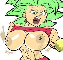 1girls abs angry big_breasts blue_eyes breasts cropped dark_areola dark_nipples dragon_ball dragon_ball_super earrings edit edited female female_only female_saiyan flashing fusion green_eyes green_hair huge_breasts kefla large_breasts legendary_super_saiyan light-skinned_female light_skin looking_at_viewer muscular_female nipples potara_earrings pseudocel saiyan screaming shirt_lift shirt_up short_hair spiky_hair super_saiyan super_saiyan_2 top_heavy universe_6/universe_7 universe_6_saiyan/universe_7_saiyan rating:Explicit score:127 user:TnAPlay