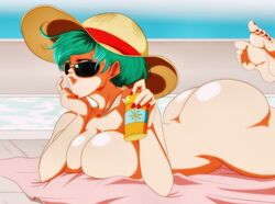 1girls ass big_ass big_breasts big_butt bimbo breasts bubble_ass bubble_butt bulma_briefs bulma_briefs_(beginnings_of_dragon_ball_z) busty cleavage dat_ass dragon_ball dragon_ball_z feet female female_only huge_ass huge_breasts laying_on_stomach looking_over_eyewear looking_over_glasses nala1588 shounen_jump sunglasses tinted_eyewear rating:Explicit score:148 user:Dragonballgt9999