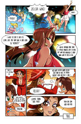 1boy 4girls breasts cleavage clothing comic crossover dialogue earrings english_text female link link_(breath_of_the_wild) long_hair male mario_(series) multiple_girls nintendo pauline princess_daisy princess_peach princess_zelda sasatseng speech_bubble tagme text the_legend_of_zelda the_wrestling_princess zelda_(a_link_between_worlds) rating:Questionable score:75 user:SplatLover