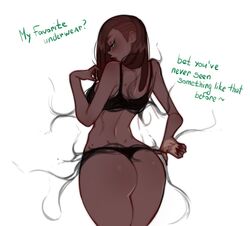 1girls ass big_ass black_hair dark-skinned_female dark_skin dreadlocks female green_eyes huge_ass ilewdha league_of_legends long_nails looking_at_viewer looking_back looking_back_at_viewer panties pulling_down_pants pulling_panties riot_games seductive seductive_eyes seductive_look senna_(league_of_legends) sharp_fingernails sharp_nails shaved_side tagme undercut undercut_dreads undressing rating:Explicit score:324 user:ugaugaugau12e