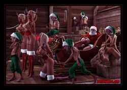 3d 6girls ambiguous_penetration antlers arm_grab arm_pull arms_behind_back belt_bondage bit_gag blonde_hair blowjob bondage bondage_harness breasts christmas christmas_elf christmas_hat christmas_outfit collar crying elbows_together elf fellatio female femsub gag gagged hawke_(artist) haystack interspecies kneeling leash leash_pull maledom mmf_threesome multiple_girls multiple_subs nipple_bells nipple_piercing nipple_rings nipples oral_penetration ponyplay posture_collar santa_claus screaming shed slave slavegirl twintails vaginal_penetration whipping rating:Explicit score:82 user:Poijgdfgkjbg