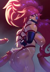 1girls 3boys amputee areolae ass baiken big_breasts bondage breasts cum cum_on_ass cum_on_breasts erect_penis eye_patch female guilty_gear long_hair mouth_gag multiple_boys nipples penis playzholder red_eyes red_hair scar sideboob standing thick_thighs thighs tied tied_hands rating:Explicit score:81 user:Cursedcrow