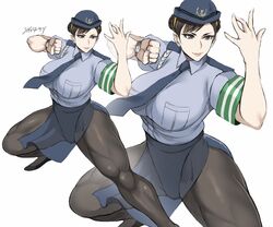 1girls big_breasts capcom chun-li clothed_female female female_focus female_only japanese_police_uniform long_hair pantyhose police police_officer police_uniform policewoman shibusun solo solo_female solo_focus street_fighter uniform rating:Explicit score:126 user:Ponic5