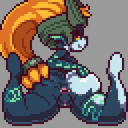 big_ass completely_nude countmoxi elf_ears exposed_anus imp_midna laying_on_stomach long_hair looking_at_viewer midna nintendo orange_eyes orange_hair pixel_art pointy_ears seductive seductive_eyes seductive_look seductive_smile small_waist smiling spread_ass stretched_anus tattoo the_legend_of_zelda twilight_princess wide_hips rating:Explicit score:63 user:MechaGunter