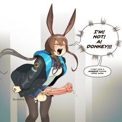 1futa amiya_(arknights) angry animal_ears animal_genitalia arknights artist_name ascot bangs black_jacket black_legwear blush breasts brown_hair bunny_ears clenched_hand closed_eyes clothed clothing cum donkey donkey_dick donkey_humanoid embarrassed english_text equine_penis erection feet_out_of_frame floating_hair funny futa_only futanari hair_between_eyes hairless_balls highres hood hooded_jacket horse_penis horsecock huge_cock human_with_animal_genitalia humor hyper hyper_penis jacket kemonomimi large_penis long_hair long_sleeves medium_breasts meme miniskirt mostly_clothed multicolored multicolored_background oerba_yun_fang open_clothes open_jacket open_mouth pantyhose partially_clothed penis pleated_skirt ponytail precum screaming shirt sidelocks skirt solo solo_futa speech_bubble standing sulcate testicles torn_clothes torn_legwear two-tone_jacket uncensored upper_teeth white_shirt rating:Explicit score:750 user:bot