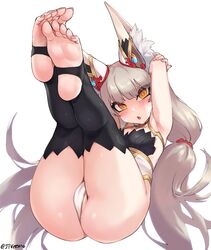 1girls armpits ass big_ass blush feet female female_only jtveemo looking_at_viewer nia nia_(blade) nia_(xenoblade) panties pointy_chin soles solo stirrup_legwear stirrup_socks stirrup_thighhighs stirrups stockings toes xenoblade_(series) xenoblade_chronicles_2 rating:Questionable score:279 user:justausername