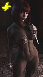 1girls 3d abs assassin big_breasts bodysuit breasts female female_only fit_female front_view italessio27 knife large_breasts light-skinned_female lipstick looking_at_viewer mortal_kombat mortal_kombat_11 partial_male punk red_hair red_lipstick see-through shaved_pussy short_hair skarlet solo solo_female thick_thighs wide_hips rating:Explicit score:303 user:playwithmyrocket