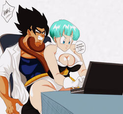 1boy 1boy1girl 1girls alternate_species armor battle_armor big_breasts black_hair blue_eyes breasts bulma_briefs bust busty choking cleavage computer cyan_hair dragon_ball dragon_ball_super english_text female fusion glasses gloves hips husband husband_and_wife male milf mother nala1588 saiyan_tail sex shiny shiny_skin sitting sitting_on_lap sitting_on_person species_swap species_transformation speech_bubble table tagme tail text thick thick_penis typing vegito white_fur wide_hips wife writing rating:Explicit score:60 user:kenett