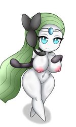 anthro big_breasts cucarachaaa meloetta nipples pokémon_(species) pokemon shortstack smaller_female rating:Explicit score:43 user:HentaiFan1997