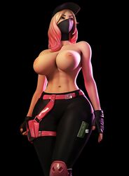 1girls 3d athleisure_assassin big_ass big_breasts breasts clothed clothing face_mask fortnite hat no_bra no_shirt pants partially_clothed tagme wotm8h8 rating:Explicit score:97 user:FN_Drift