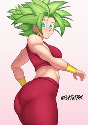 1girls alternate_breast_size arched_back ass big_ass blue_eyes breasts bubble_butt clothed clothing curious curvy curvy_figure cyan_eyes dat_ass dragon_ball dragon_ball_super earrings female female_fighter female_only fighter fit fit_female flytrapxx fully_clothed fusion green_eyes green_hair highres hourglass_figure kefla large_ass legendary_super_saiyan light-skinned_female light_skin looking_at_viewer looking_back muscles muscular_female pale-skinned_female pale_skin potara_earrings red_clothing red_topwear saiyan short_hair solo solo_female spandex spiky_hair sports_bra standing super_saiyan super_saiyan_2 thick_thighs tight_clothing tight_fit wide_hips wild_hair rating:Questionable score:221 user:Ugabuga