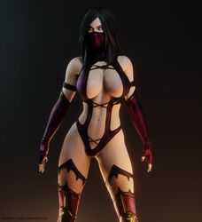 1girls 3d big_breasts blender breasts cleavage female female_only large_breasts mask mavixtious mileena mortal_kombat solo rating:Questionable score:110 user:justausername