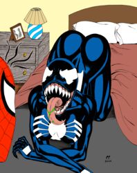 1boy 1boy1girl 1girls 2007 alien all_fours apple_butt ass bed bedroom big_breasts breasts bust busty butt butterface chris_foulkes female female_focus huge_breasts large_breasts long_tongue male marvel marvel_comics mouth mouth_open nipples open_mouth peter_parker round_ass she-venom smooth_skin solo_focus spider-man spider-man_(series) straight symbiote teeth tongue tongue_out rating:Explicit score:63 user:Lonewolf45622