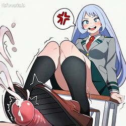 1boy 1girls ai_generated black_socks blue blue_eyes blue_hair blush boku_no_hero_academia brown_loafers cum dick ejaculation footjob knee_socks kneehighs knees_together_feet_apart kneesocks loafers long_hair medium_breasts my_hero_academia nejire_hado nsfwworks.ia room school school_uniform schoolgirl shoejob shoes sitting sitting_on_chair socks socks_and_shoes trample rating:Explicit score:80 user:nsfwworks.ia