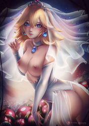 1girls ass axsens bare_ass blonde blonde_hair blue_eyes blush breasts bride dress mario_(series) nintendo nipples no_panties nude_bride nude_female piranha_plant piranha_plant_bouquet princess_peach solo super_mario_odyssey thighhighs torn_clothes wedding_dress wedding_peach_(super_mario_odyssey) rating:Explicit score:264 user:bot