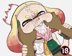 1futa 1girls censored cum_in_mouth cum_on_face cum_on_forehead endured_face female finger_in_mouth fish_hooking futa_on_female futanari inkling marina_(splatoon) mouth_fetish nintendo nuranura-san open_mouth oral pearl_(splatoon) penis splatoon splatoon_2 tagme rating:Explicit score:250 user:UnderTheBlue