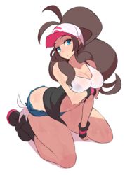 1girls bare_legs baseball_cap black_vest blue_eyes boots breasts brown_hair curly_hair denim denim_shorts female female_protagonist hat high_ponytail high_resolution hilda_(pokemon) laced_boots large_breasts legs long_hair nac000 nintendo pokemon pokemon_bw ponytail shirt short_shorts shorts smile solo thighs tied_hair very_high_resolution vest wet white_shirt rating:Questionable score:103 user:TwinkieLord