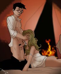 harry_james_potter harry_potter hermione_granger tagme tbranch rating:Explicit score:10 user:bot