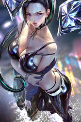 1girls alternate_costume big_breasts breasts cleavage female female_only k/da_all_out_kai'sa k/da_all_out_series kai'sa large_breasts latex latex_bra league_of_legends solo zumi rating:Questionable score:272 user:justausername