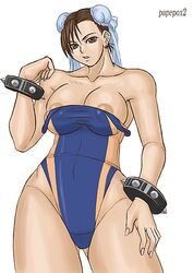 bodysuit chun-li female female_only human jumpsuit papepox2 solo straight_hair street_fighter street_fighter_alpha street_fighter_alpha_2 street_fighter_alpha_3 tagme rating:Explicit score:10 user:bot