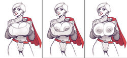 areolae ass_visible_through_thighs bare_legs belt big_breasts breasts breasts_out busty cameltoe cape cleavage cleavage_cutout comic dc dc_comics devil_hs earrings erect_nipples exposed_breasts exposed_nipples eyeshadow female female_focus female_only gloves hourglass_figure huge_breasts kara_zor-l karen_starr large_breasts leotard lipstick makeup mascara nipple_bulge nipples power_girl short_hair superman_(series) tagme thong_leotard wardrobe_malfunction wide_hips rating:Explicit score:209 user:hh3398