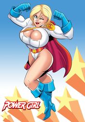 1girls alien alien_girl alternate_version_available athletic athletic_female background big_breasts blonde_hair blue_eyes blue_gloves breasts bursting_breasts bust busty cape cleavage cleavage_cutout clothed color colored costume curvaceous curvy curvy_figure dc dc_comics earth-2 earth_2 eyeshadow female female_only glassfish gloves heroine hips hourglass_figure huge_breasts humanoid justice_society_of_america kara_zor-l karen_starr kryptonian large_breasts legs lipstick lower_body outfit posing power_girl red_cape red_lips red_lipstick short_hair solo standing superheroine superman_(series) thick_legs thick_thighs upper_body voluptuous watermark rating:Explicit score:40 user:ShadowPain