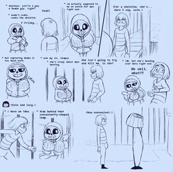 1boy 1girls breasts clothed clothing comedy comic comic_(under(her)tail) duo english_text fan_character female frisk frisky_(under(her)tail) funny humor male sans skeleton sketch text thewill under(her)tail undertale undertale_fanfiction rating:Safe score:17 user:SOMEBODYWEARE