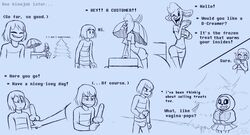 anthro breasts clothed clothing comedy comic comic_(under(her)tail) english_text fan_character frisk frisky_(under(her)tail) funny humor ice_cream popsicle sans skeleton text thewill under(her)tail undertale undertale_fanfiction rating:Questionable score:12 user:SOMEBODYWEARE