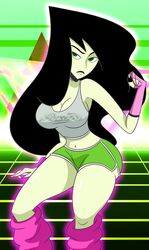 1girls 2019 ass athletic big_breasts black_hair black_lipstick booty_shorts breasts bust busty clothing disney disney_channel female female_focus female_only fingerless_gloves green_eyes green_skin huge_breasts kim_possible large_breasts long_hair neon_grid shego solo solo_female solo_focus sonson-sensei unhappy_female vaporwave voluptuous rating:Questionable score:108 user:ShadowPain