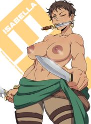    ichan ichan-desu knives oc topless topless_female  rating:explicit score: user:deleted4485