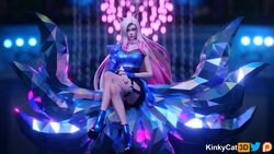 1girls 3d ahri female female_only fully_clothed k/da_ahri k/da_series kinkykatt3d league_of_legends pinup solo thick_thighs thighs rating:Safe score:39 user:kinkykatt3d