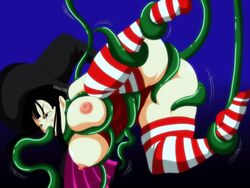 2girls breasts bulma_briefs chichi dragon_ball dragon_ball_z female female_only halloween huge_breasts milf nala1588 shounen_jump tentacle tentacle_sex witch_hat rating:Explicit score:59 user:Dragonballgt9999