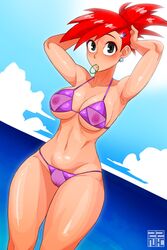 1girls areolae bikini breasts cartoon_network clothed clothing female female_only foster's_home_for_imaginary_friends frankie_foster human light_skin mostly_nude nipples pale_skin see-through solo standing zznakuu rating:Explicit score:145 user:Cranium