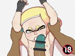 1futa 1girls armpits arms_up blush censored dubious_consent female fingerless_gloves forced futanari inkling marina_(splatoon) nintendo nipples nuranura-san on_back pearl_(splatoon) penis_on_face pinned_arms pinned_down pinned_to_floor pov questionable_consent restrained small_breasts splatoon splatoon_2 topless rating:Explicit score:146 user:UnderTheBlue