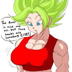 1girls big_breasts blue_eyes breasts dragon_ball dragon_ball_super edit enamored female female_saiyan green_hair kale kale_(berserker) legendary_super_saiyan light-skinned_female light_skin muscular pseudocel saiyan short_hair solo spiky_hair super_saiyan super_saiyan_2 universe_6/universe_7 universe_6_saiyan/universe_7_saiyan rating:Explicit score:49 user:Mario2498