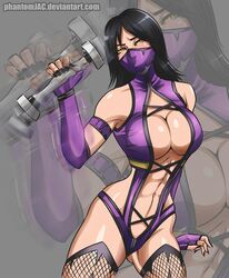 1girls 2d athletic athletic_female big_breasts black_hair breasts busty cleavage cleavage_cutout clothed clothes clothing deviantart edenian female female_focus female_only female_solo fit fully_clothed gloves hand_on_hip huge_breasts hybrid kunoichi large_breasts leotard long_gloves lower_body mask mileena monster monster_girl mortal_kombat mortal_kombat_(2011) navel netherrealm_studios ninja phantomjac pink_clothing pose posing shake_weight short_hair skimpy skimpy_clothes solo solo_female solo_focus tarkatan thighhighs thin_waist upper_body voluptuous wide_hips yellow_eyes rating:Questionable score:120 user:ShadowPain