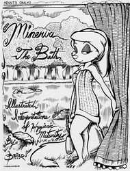 animaniacs anthro beiro comic crosshatching day female female_only fur furry minerva_mink mink monochrome outdoors solo standing tagme rating:Explicit score:8 user:bot