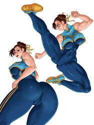 1girls big_ass big_breasts capcom chun-li female_only long_hair mature_female muscular_female street_fighter tagme thelorope thick_thighs rating:Questionable score:105 user:DBKX