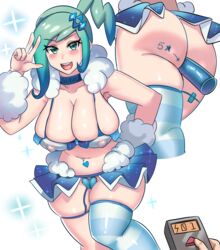 1girls ass big_ass big_breasts blue_eyes blue_hair breasts covered_pussy eye_contact female human large_ass large_breasts lisia_(pokemon) long_hair looking_at_viewer nintendo pokemon pokemon_oras standing thick_ass thick_thighs thighs ytrall rating:Questionable score:156 user:Ugabuga