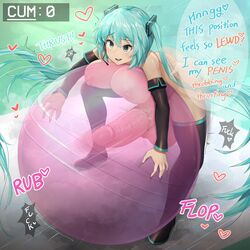 1futa areolae big_breasts breasts dickgirl futa_only futanari hatsune_miku huge_cock large_breasts masturbation nipples penis penis_in_balloon sinensian solo solo_futa uncensored vocaloid rating:Explicit score:593 user:justausername