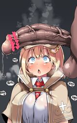 atahuta big_balls big_breasts big_penis blonde_hair blue_eyes blush censored cock_hungry cock_shock dark-skinned_male deerstalker detective english_text female hat heart_censor hololive hololive_english hololive_myth huge_cock human interracial nipples_visible_through_clothing open_mouth penis_awe precum short_hair surprised sweat sweatdrop sweaty virtual_youtuber watson_amelia wide_eyed rating:Explicit score:750 user:Yuron