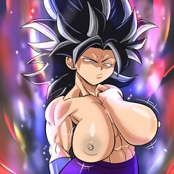 1girls abs aura biceps big_biceps big_breasts black_eyes black_hair breasts breasts_out caulifla dragon_ball dragon_ball_super female_focus female_only flexing long_hair looking_at_viewer muscular muscular_arms muscular_female one_eye_closed pseudocel saiyan solo sweat sweaty sweaty_abs ultra_instinct wide_hips rating:Explicit score:186 user:Cranium