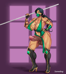 1futa 2d big_breasts big_penis breasts cleavage dickgirl futa_only futanari huge_breasts jade_(mortal_kombat) large_breasts mortal_kombat muscles muscular muscular_futanari penis saxwakuy solo solo_futa rating:Explicit score:146 user:justausername